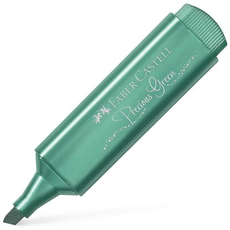 154639 FABER CASTELL MARCADOR TEXTLINER 46 METÁLICO VERDE