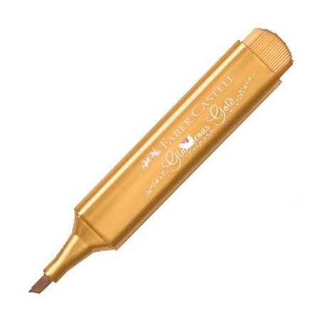 154650 FABER CASTELL MARCADOR TEXTLINER 46 METÁLICO ORO