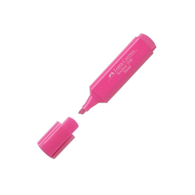 154654 FABER CASTELL MARCADOR TEXTLINER 1546 PASTEL ROSA