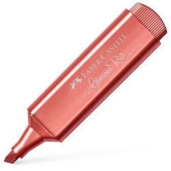 154673 FABER CASTELL MARCADOR TEXTLINER 46 METÁLICO ROJO