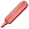 154673 FABER CASTELL MARCADOR TEXTLINER 46 METÁLICO ROJO