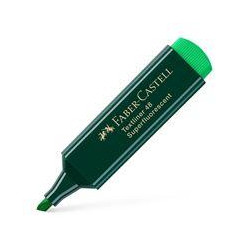 154863 FABER CASTELL MARCADOR FLUORESCENTE TEXTLINER 48 VERDE