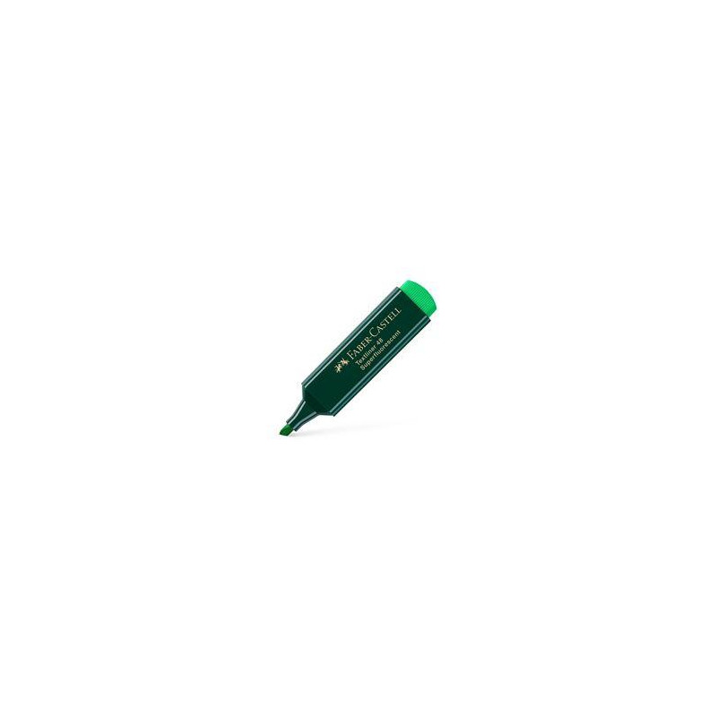 154863 FABER CASTELL MARCADOR FLUORESCENTE TEXTLINER 48 VERDE