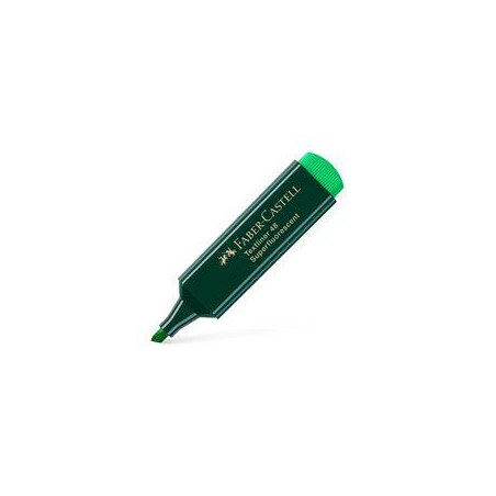 154863 FABER CASTELL MARCADOR FLUORESCENTE TEXTLINER 48 VERDE