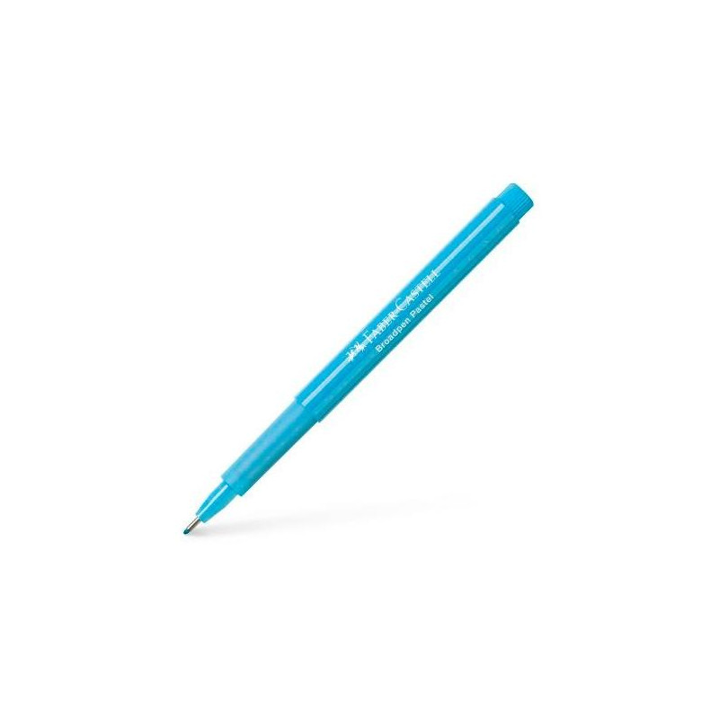 155458 FABER CASTELL ROTULADOR BROADPEN PASTEL 0.8MM AZUL