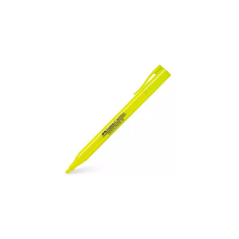 157707 FABER CASTELL MARCADOR FLUORESCENTE TEXTLINER 38 AMARILLO