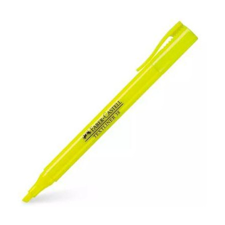 157707 FABER CASTELL MARCADOR FLUORESCENTE TEXTLINER 38 AMARILLO