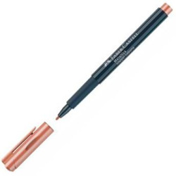 160752 FABER CASTELL ROTULADOR PUNTA DE FIBRA METALLICS MARKER COPPER CABANA