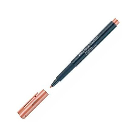 160752 FABER CASTELL ROTULADOR PUNTA DE FIBRA METALLICS MARKER COPPER CABANA