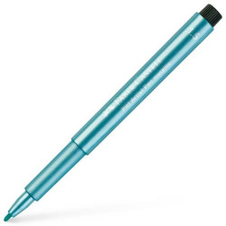 167392 FABER CASTELL ROTULADOR PITT ARTIST PEN METALLIC AZUL METÁLICO