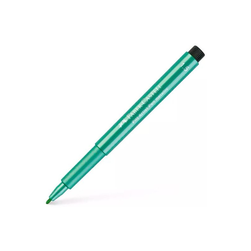 167394 FABER CASTELL ROTULADOR PITT ARTIST PEN METALLIC 1.5MM VERDE