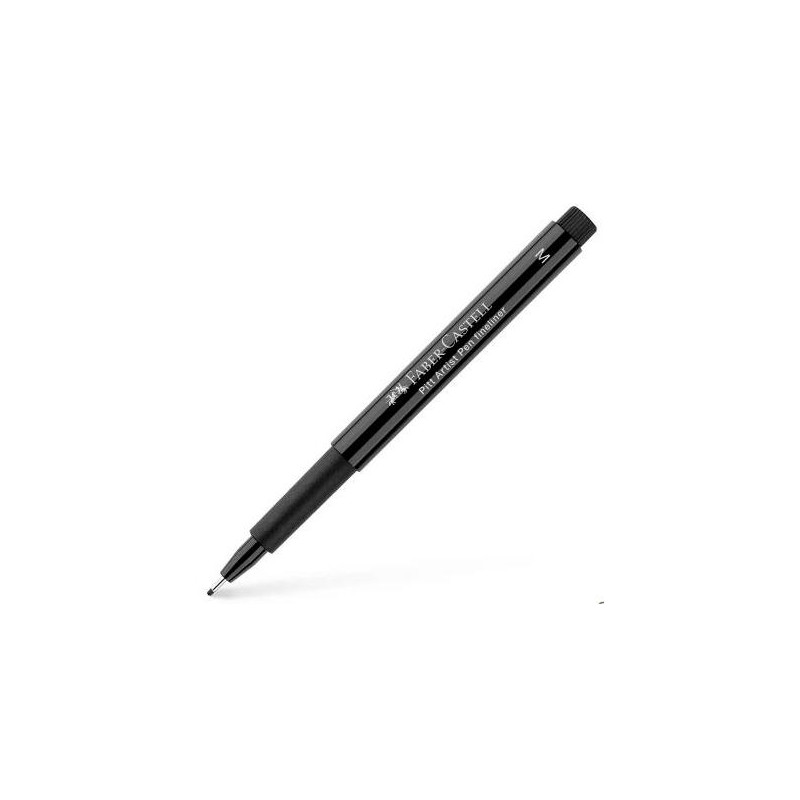 167399 FABER CASTELL ROTULADOR PERMANENTE PITT ARTIST PEN FINELINER M 0.7MM NEGRO