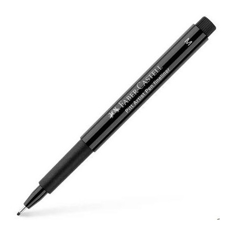 167399 FABER CASTELL ROTULADOR PERMANENTE PITT ARTIST PEN FINELINER M 0.7MM NEGRO