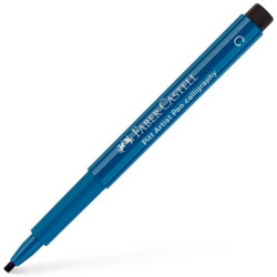 167547 FABER CASTELL ROTULADOR PERMANENTE PITT ARTIST PEN CALLIGRAPHY 2.5MM AZUL DE IDANTRENO