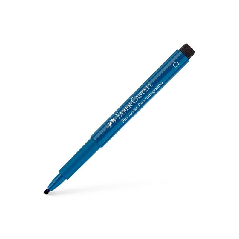 167547 FABER CASTELL ROTULADOR PERMANENTE PITT ARTIST PEN CALLIGRAPHY 2.5MM AZUL DE IDANTRENO