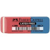 187040 FABER CASTELL GOMA DE BORRAR BISELADA MIXTA PARA GRAFITO Y TINTA AZUL/ROJO