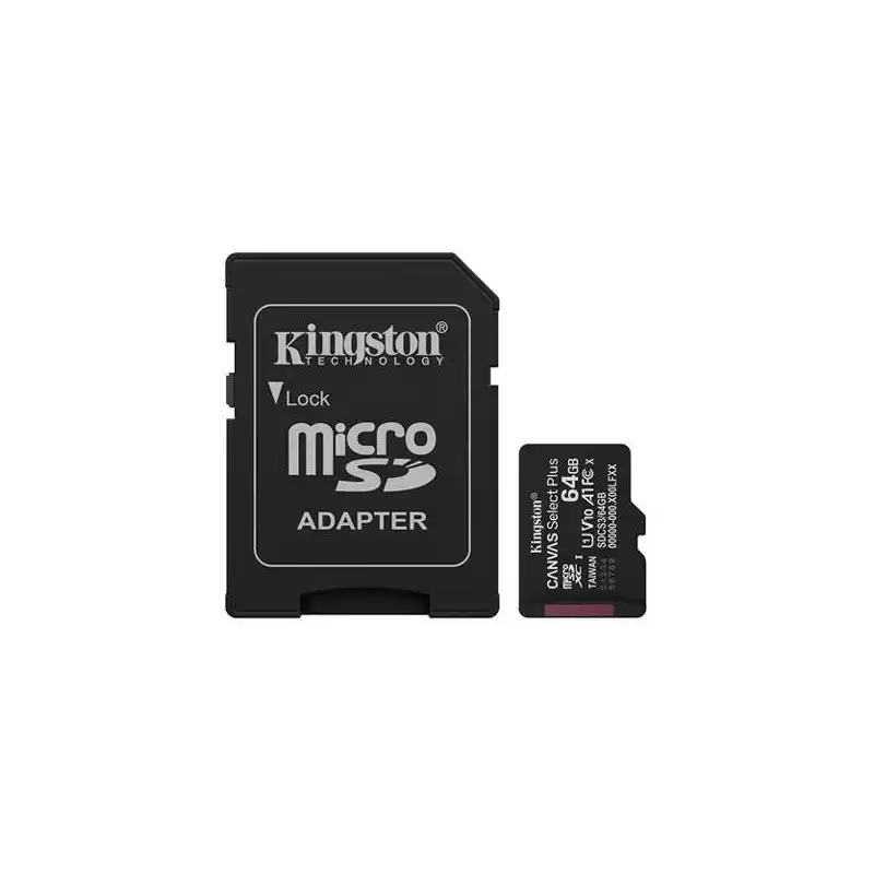 SDCS3/128GB KINGSTON TARJETA DE MEMORIA MICRO SDXC CANVAS SELECT PLUS 128GB C/ADAPTADOR
