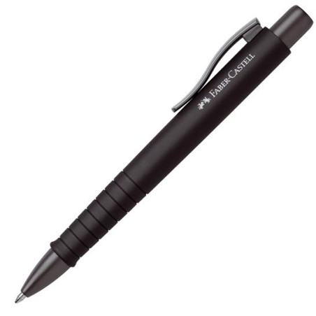 241190 FABER CASTELL BOLÍGRAFO POLY BALL URBAN TINTA AZUL XB RECARGABLE NEGRO