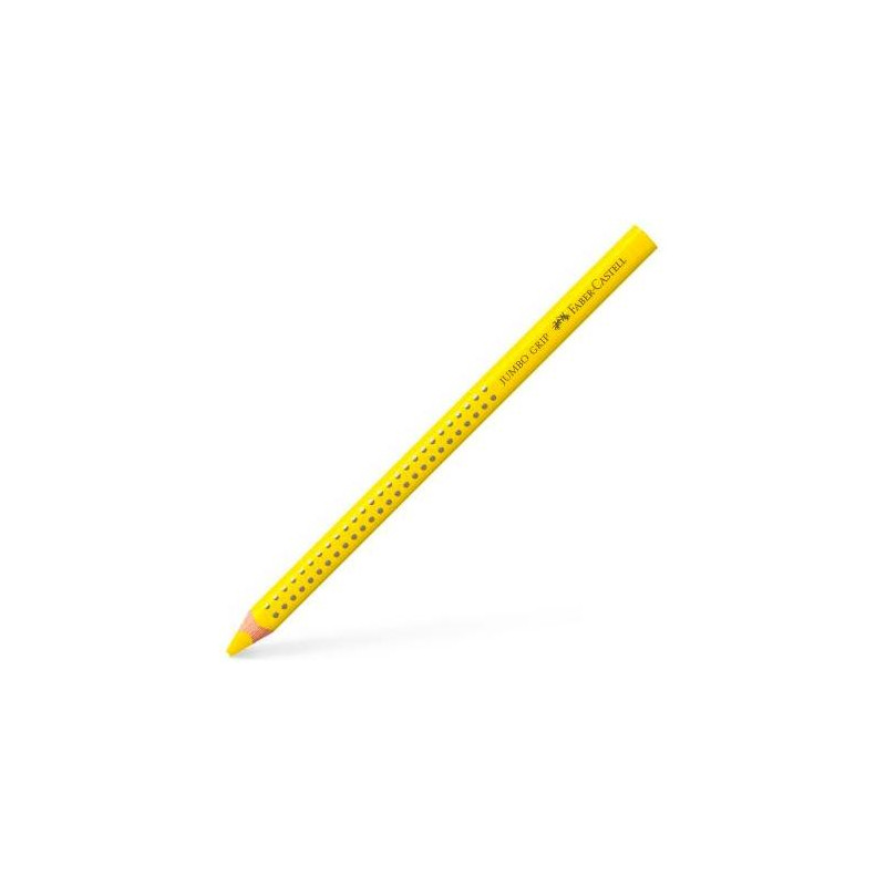 110907 FABER CASTELL LÁPICES DE COLORES JUMBO GRIP UNICOLOR AMARILLO CADMIO