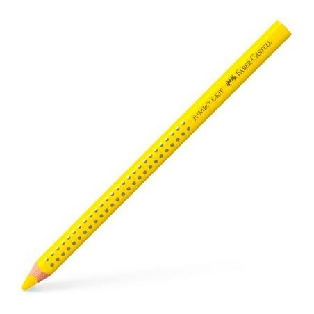 110907 FABER CASTELL LÁPICES DE COLORES JUMBO GRIP UNICOLOR AMARILLO CADMIO