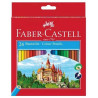 120124 FABER CASTELL LÁPICES DE COLORES CLASSIC C/SURTIDOS ESTUCHE 24 UD