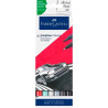 164813 FABER CASTELL ROTULADORES DE BOCETOS GOLDFABER DOBLE PUNTA FINA/PINCEL C/SURTIDOS SET COCHE 6 UD