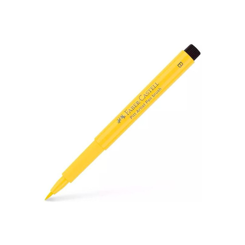 167408 FABER CASTELL ROTULADOR PITT ARTIST PEN BRUSH PUNTA PINCEL AMARILLO CADMIO OSCURO