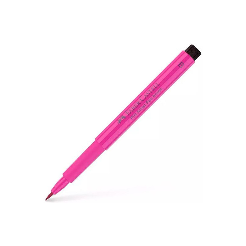 167425 FABER CASTELL ROTULADOR PITT ARTIST PEN BRUSH PUNTA PINCEL ROSA PÚRPURA MEDIO