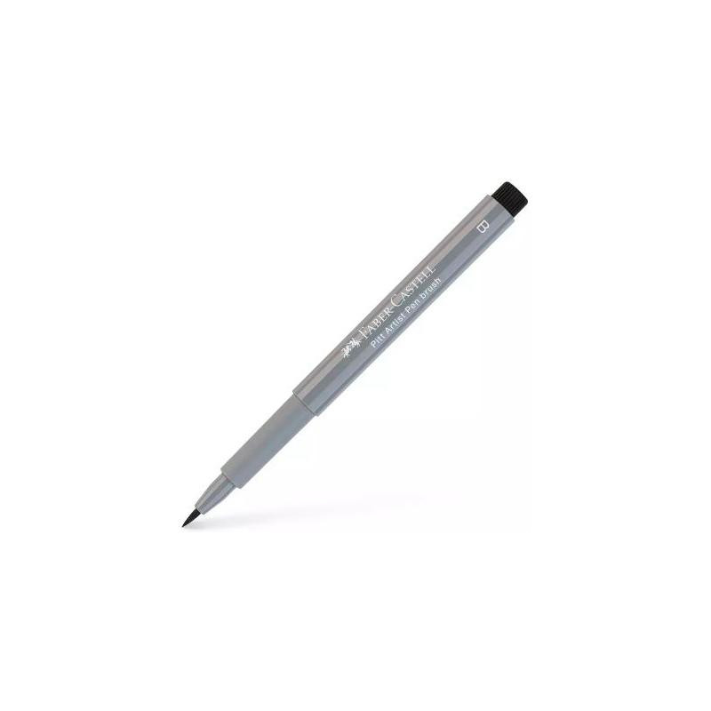 167432 FABER CASTELL ROTULADOR PITT ARTIST PEN BRUSH PUNTA PINCEL GRIS FRÍO III