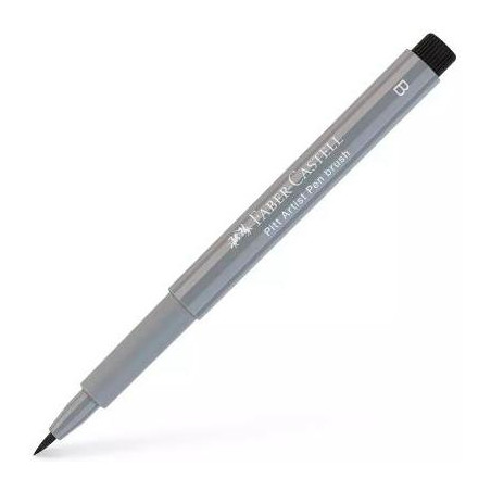 167432 FABER CASTELL ROTULADOR PITT ARTIST PEN BRUSH PUNTA PINCEL GRIS FRÍO III