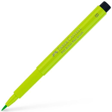 167471 FABER CASTELL ROTULADOR PITT ARTIST PEN BRUSH PUNTA PINCEL VERDE CLARO