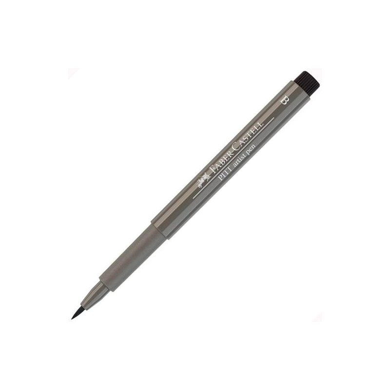 167473 FABER CASTELL ROTULADOR PITT ARTIST PEN BRUSH PUNTA PINCEL GRIS CÁLIDO IV