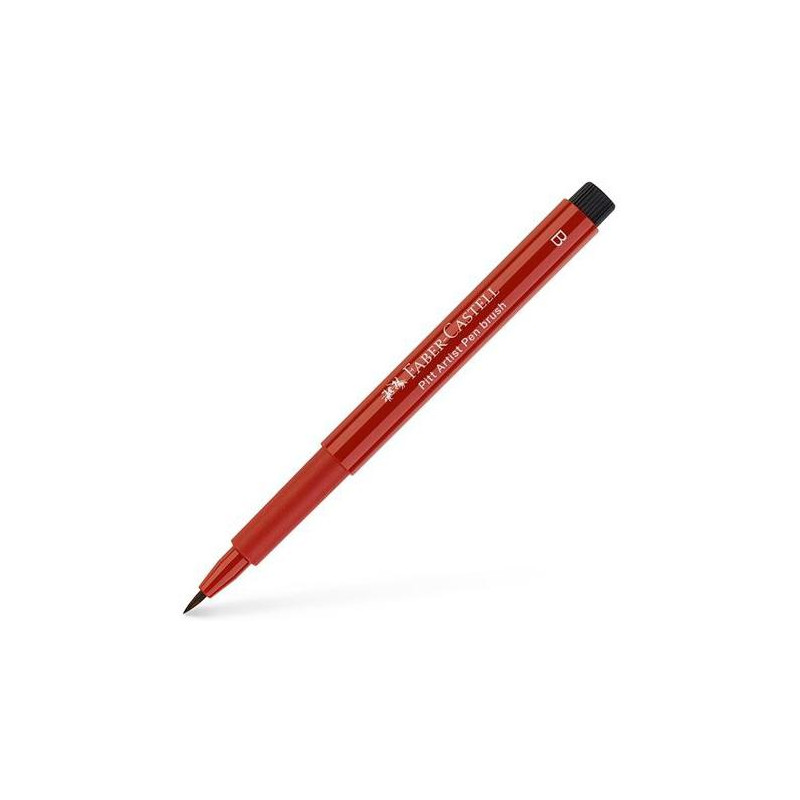 167492 FABER CASTELL ROTULADOR PITT ARTIST PEN BRUSH ROJO INDIO