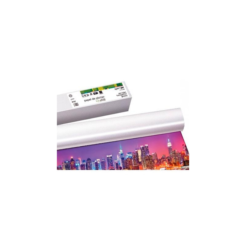 16114 FABRISA ROLLO DE PAPEL PARA PLOTTER (42") 1067X50MM X 30M 180GR BLANCO GLOSSY FOTOGRÁFICO BRILLO