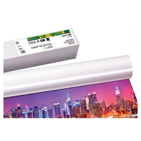 16114 FABRISA ROLLO DE PAPEL PARA PLOTTER (42") 1067X50MM X 30M 180GR BLANCO GLOSSY FOTOGRÁFICO BRILLO