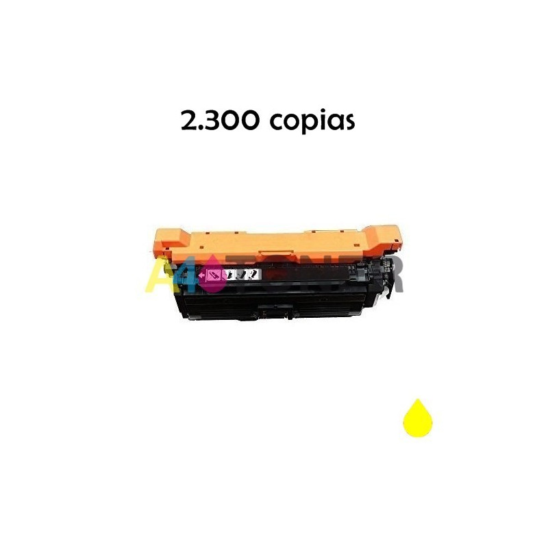 Toner CF402X amarillo compatible a HP CF 402X 201X