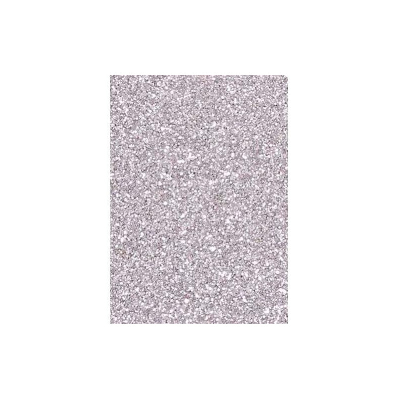 572PR FAMA GOMA EVA 50X70CM GROSOR 2MM GLITTER PLATA