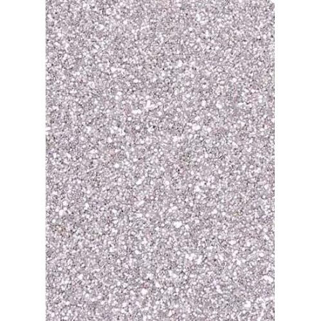 572PR FAMA GOMA EVA 50X70CM GROSOR 2MM GLITTER PLATA