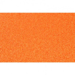 572ZG10 FAMA GOMA EVA 50X70 GROSOR 2MM GLITTER NARANJA PACK 10 UD