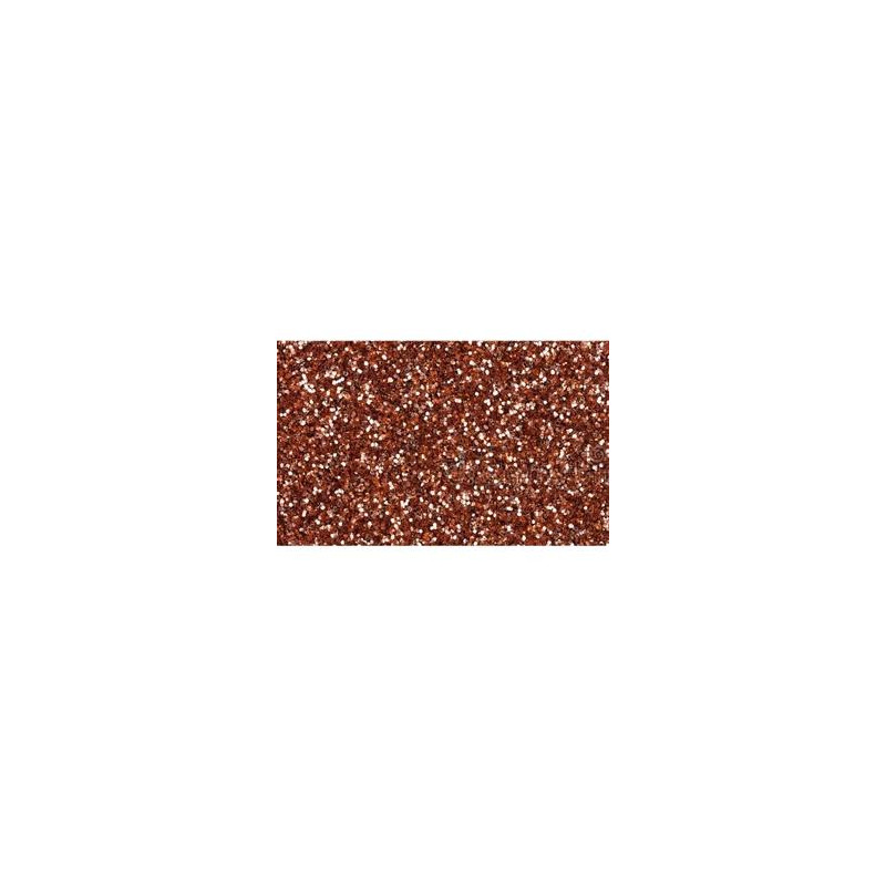 572ZG14 FAMA GOMA EVA 50X70CM GROSOR 2MM GLITTER CASTAÑO PACK 10 UD