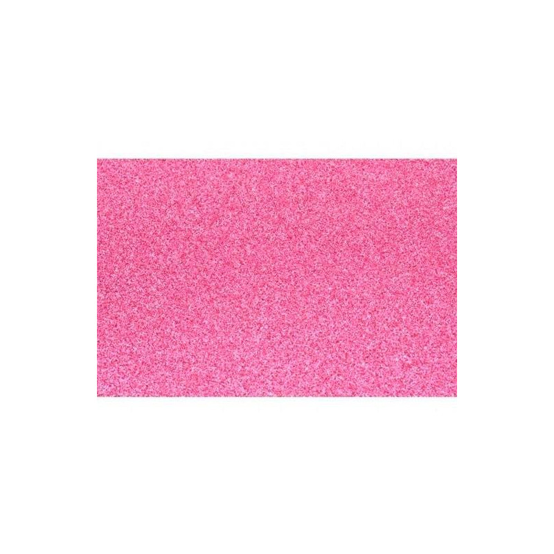 572ZG43 FAMA GOMA EVA 50X70 GROSOR 2MM GLITTER ROSA PACK 10 UD