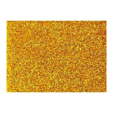 M532OU FAMA GOMA EVA 20X30CM GROSOR 2MM GLITTER ORO