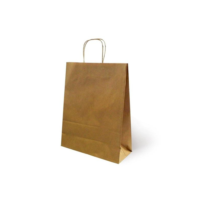 27265KT FAMA BOLSA DE ASA RETORCIDA 125GR 15X8X21CM PAPEL KRAFT