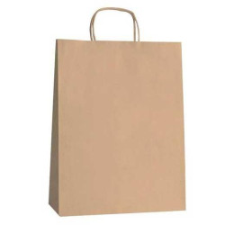 27266CT FAMA BOLSA DE ASA RETORCIDA 125GR 21X11X29CM PAPEL MARRON