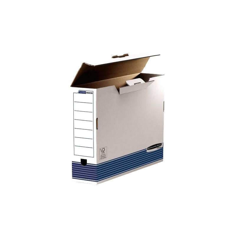 0023601 FELLOWES CAJA DE ARCHIVO DEFINITIVO 100MM A3 SYSTEM AZUL