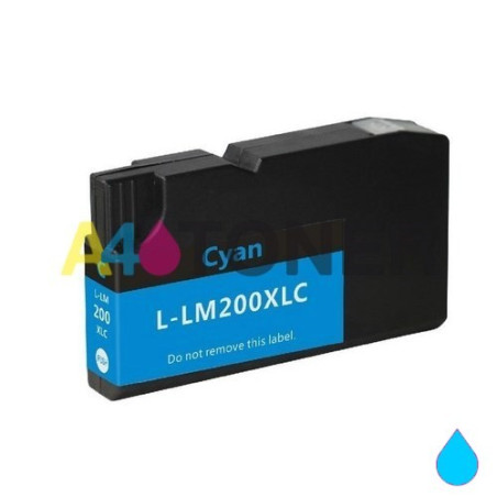 Cartucho de tinta Lexmark nº 200XL cyan compatible al cartucho de tinta original lexmark 14L0198/14L0175E