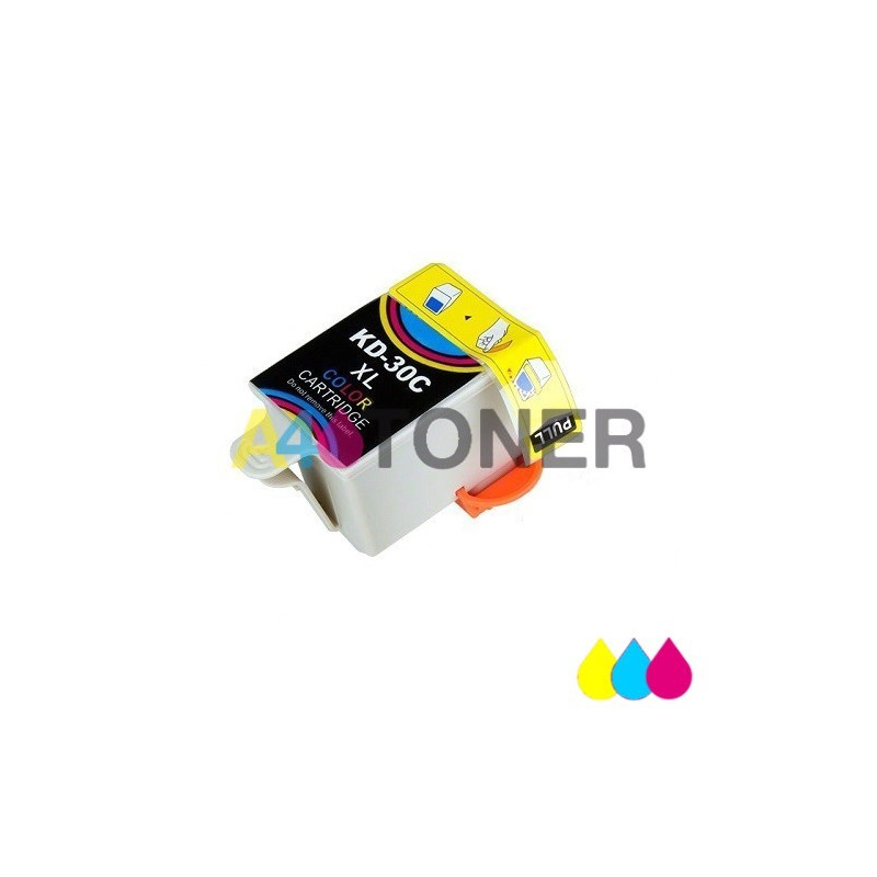 Cartucho de tinta Kodak 30 30XL tricolor compatible con Kodak 30 XL ( 3952371 / 1341080 )