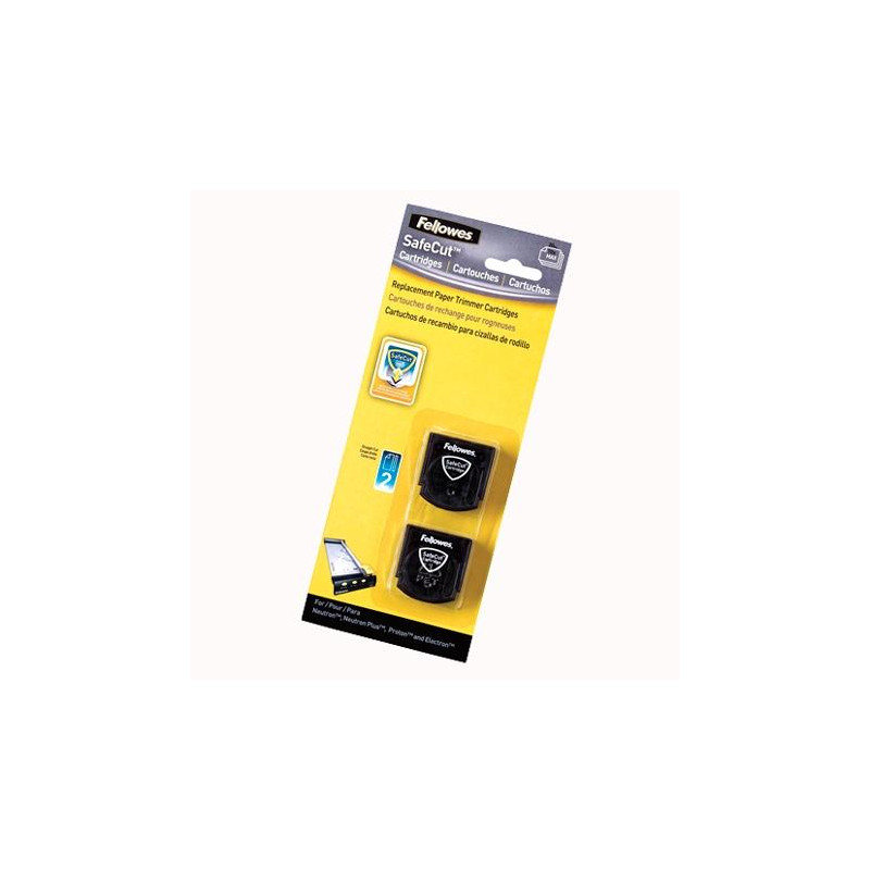 5411401 FELLOWES CUCHILLAS CORTE RECTO PARA CIZALLA PACK 2 UD