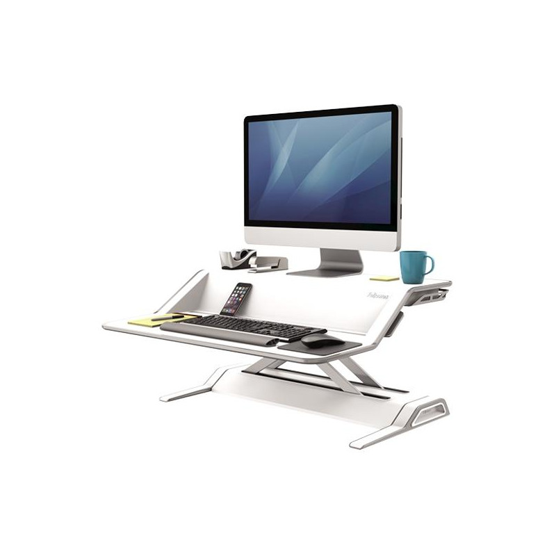 0009901 FELLOWES SOPORTE PARA MONITOR SIT-STAND LOTUS BLANCO