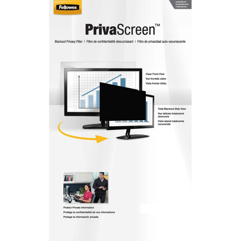 4801501 FELLOWES FILTRO PRIVASCREEN PANTALLA PANORÁMICA 22" - 16:10